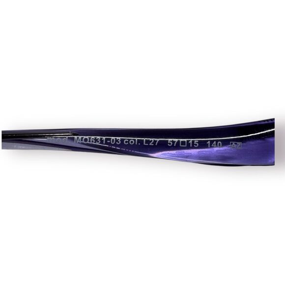 Moschino MO631 Purple Cat-Eye Eyeglasses Reading Glasses 57-15-140mm Rare - Picture 7 of 10